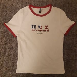 Divided USA T-Shirt Small